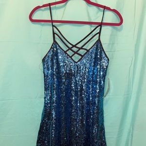 sequin party dress NWT